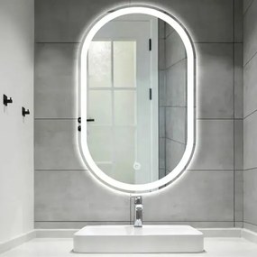 Tutumi Tutumi, LED oválne zrkadlo 80x60cm P10408 DDJ, HOM-02835