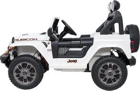 Elektrické autíčko Jeep Wrangler Rubicon LIFT biele