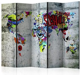 Artgeist Paraván - Graffiti World [Room Dividers]