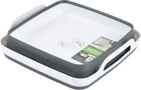 Biely/sivý lavór 9 l – Homéa