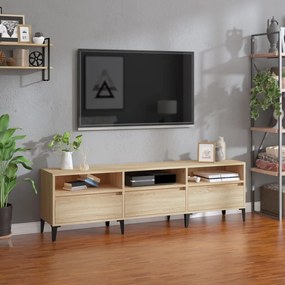 TV skrinka dub sonoma 150x30x44,5 cm, kompozitné drevo 831920