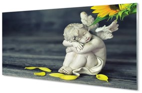 Nástenný panel  Spacie anjela slnečnica 100x50 cm