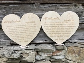 Po&#x10F;akovanie rodi&#x10D;om so znakmi 102 - 30 cm - text na &#x17E;elanie