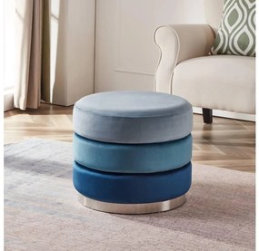 Eglo 424133 - Taburet MASHIKE 42,5x50 cm modrá/chróm