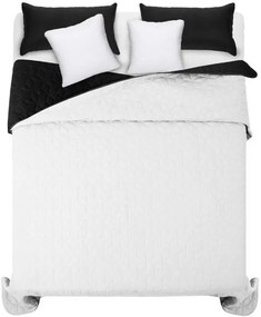 Tutumi Diamante, obojstranný prešívaný prehoz na posteľ 200x220 cm, svetlá šedá-biela, NAZ-00701