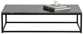 Konferenčný stolík mellow 32 x 120 x 60 cm čierny mramor MUZZA