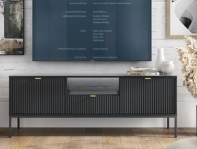 TV skrinka Nova, čierna