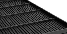 Veľký záhradný stôl v čiernej farbe