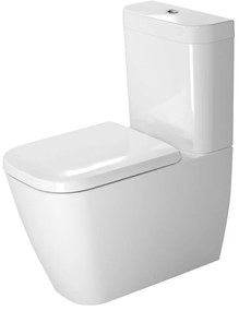 DURAVIT Happy D.2 WC misa kombi s hlbokým splachovaním, Vario odpad, 365 x 630 mm, biela, s povrchom WonderGliss, 21340900001