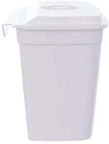 Závesný odpadkový kôš na kuchynské dvierka, 4l - sivý/biely/zelený Farba: šedomodrá