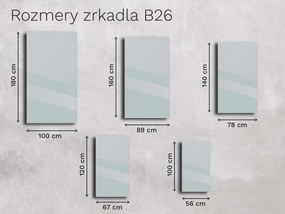 Zrkadlo Base s fazetou B26