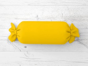Biante Vankúš valec bonbon Rongo RG-029 Sýto žltý 15x60 cm