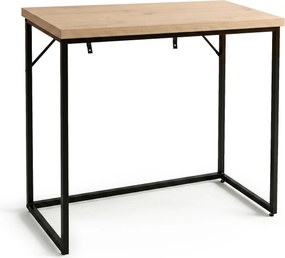 Konzolový stolek Origo 90 cm černý/dub Artisan