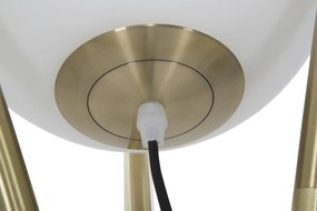 Stojacia lampa Glamy 155 cm biela/zlatá
