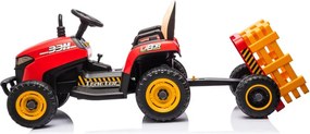 LEAN CARS Elektrický traktor BBH-030 červený