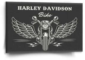 Sablio Obraz Harley-Davidson S krídlami - 60x40 cm