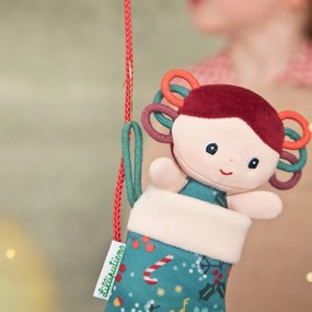 Lilliputiens - vianočný škriatok s modrou pančuchou