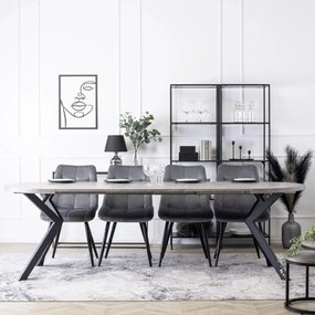 PROXIMA.store - Okrúhly stôl LUKAS FARBA: biela, FARBA NÔH: drevo