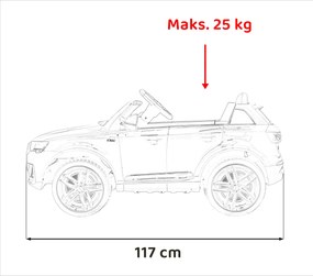 Ramiz Audi Q7 NEW LIFT vozidlo - Červené SUV