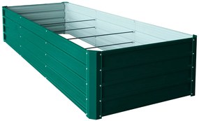 Vyvýšený záhradný záhon BestBerg VZ-1000Z / 1000 l / 240 x 90 x 47 cm / zelený