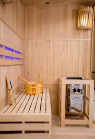 BPS-koupelny Fínska sauna Relax HYD-3135 120x120, 1-2 osoby