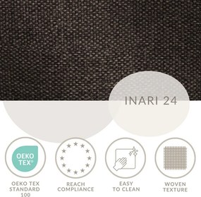 Hnedá boxspring posteľ s úložným priestorom 200x200 cm Caya – Maison de Rêve