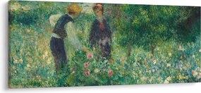 Obraz - Auguste Renoir, Picking Flowers, reprodukcia (120x50 cm)