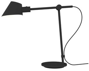 NORDLUX STAY moderná stolová lampa na čítanie, 1xE27, 60W, čierna