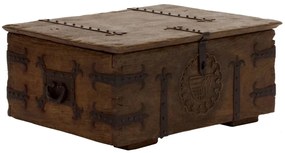 furniture-nabytek.cz - Masívny konferenčný stolík Aladin z mangového dreva, voskovaný, hnedý – 92×70×40 cm