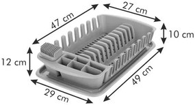 Tescoma CLEAN KIT 900644.00 - Odkvapkávač s podnosom CLEAN KIT, biely