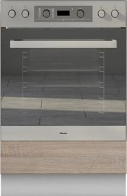 Kuchynská skrinka na sporák Line D60 KU - dub sonoma / biela