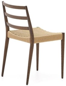 Jedálenská stolička z dubového dreva v hnedo-prírodnej farbe v súprave 2 ks Analy – Kave Home