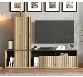 Obývacia Stena Chania Artisan/Čierna 11013496