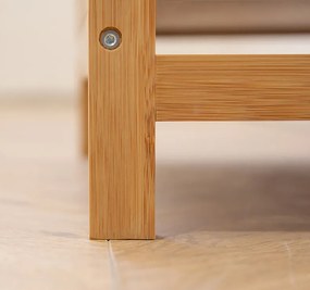 AKCIA Sivý bambusový kôš na bielizeň SOBIKON II. akosť