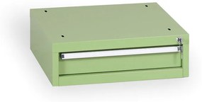 Závesný dielenský box na náradie k pracovným stolom do dielne GL, 1 zásuvka, 565 x 580 x 180 mm
