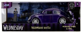 SIMBA Wednesday auto 1972 VW Beetle 1:24 a figúrka Wednesday