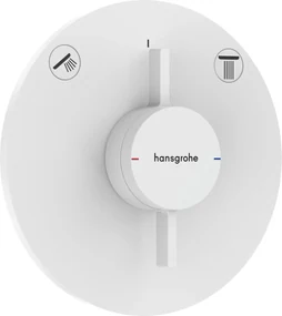 Hansgrohe DuoTurn S, batéria pod omietku pre 2 spotrebiče, biela matná, HAN-75418700