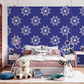 Sablio Tapeta Biele kormidlá - 125x75 cm