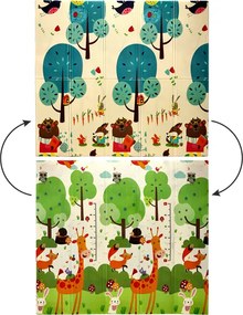 CH Detská obojstranná podložka Stromy 180x200