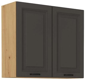 Kuchynská skrinka STILO grafit mat/artisan 80g-72 2f