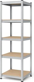 Regál 180x40x40 cm pozinkovaný 5-policový, nosnosť 875 kg