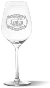 Sablio Pohár na víno Rozlúčka so slobodou Ženícha: 49 cl