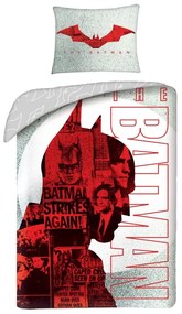 Halantex Bavlnené obliečky 140x200 + 70x90 cm - Batman Strikes Again