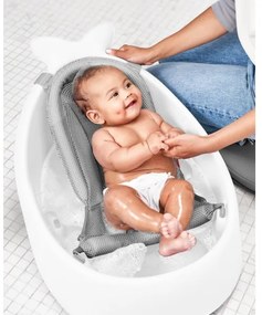 Skip Hop - Detská vanička s ergonomickou podložkou MOBY 3 biela