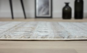 My Flair, Kusový koberec My Nomady CA60054 creme kruh, 120x120 (priemer) kruh, béžová, chodba / predsieň