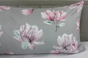 Bavlnená obliečka na vankúš Náhradný manžel Fialové kvietočky 50x150 cm