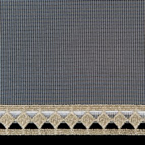 ZÁCLONA NA KRÚŽKOCH CASSIE 300X150 CM BIELA