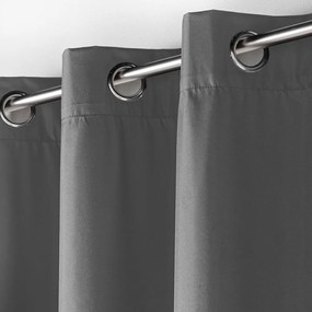 Antracitový termo záves 140x260 cm Icemount – douceur d'intérieur