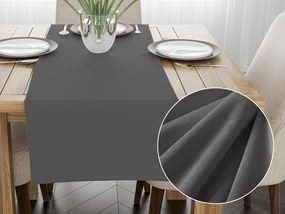 Biante Zamatový behúň na stôl Velvet Prémium SVP-017 Tmavo sivý 45x160 cm
