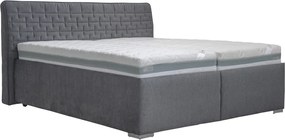 Posteľ Rita 180x200 cm, šedá látka